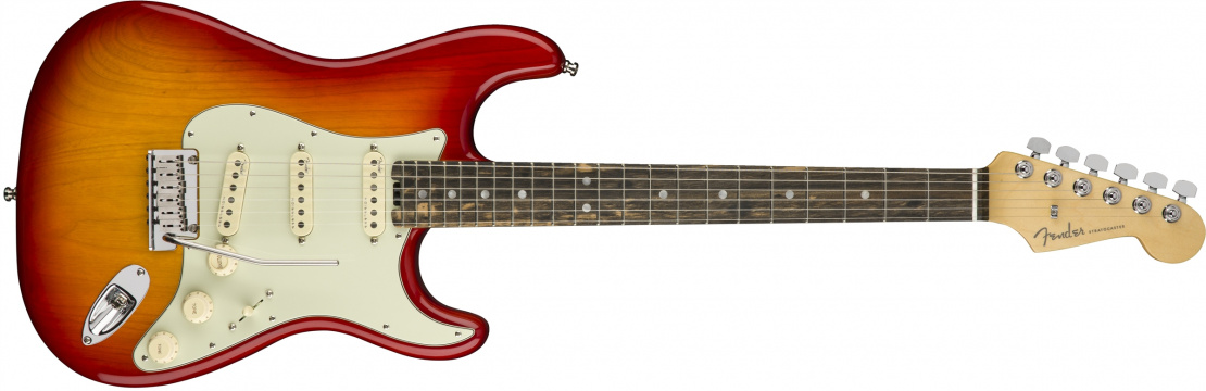 American Elite Stratocaster® Aged Cherry Burst