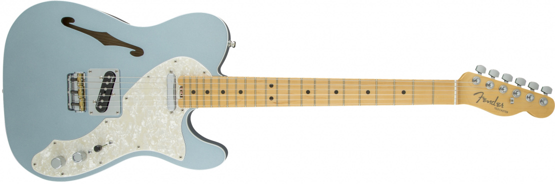 American Elite Telecaster® Thinline Mystic Ice Blue