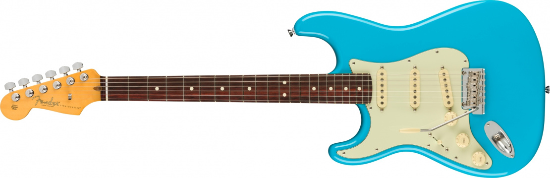American Professional II Stratocaster® Left-Hand Miami Blue