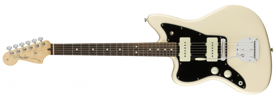 American Professional Jazzmaster® Left-Handed Olympic White