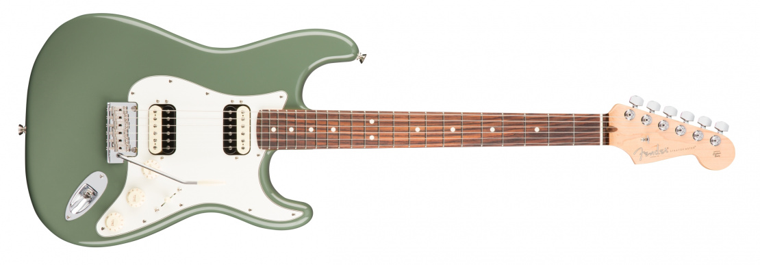 American Professional Stratocaster® HH Shawbucker Antique Olive