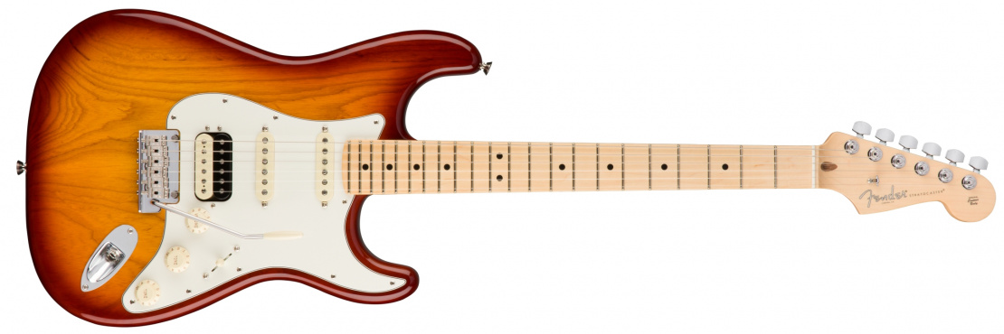 American Professional Stratocaster® HSS Shawbucker Sienna Sunburst