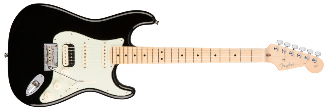 American Professional Stratocaster® HSS Shawbucker Black