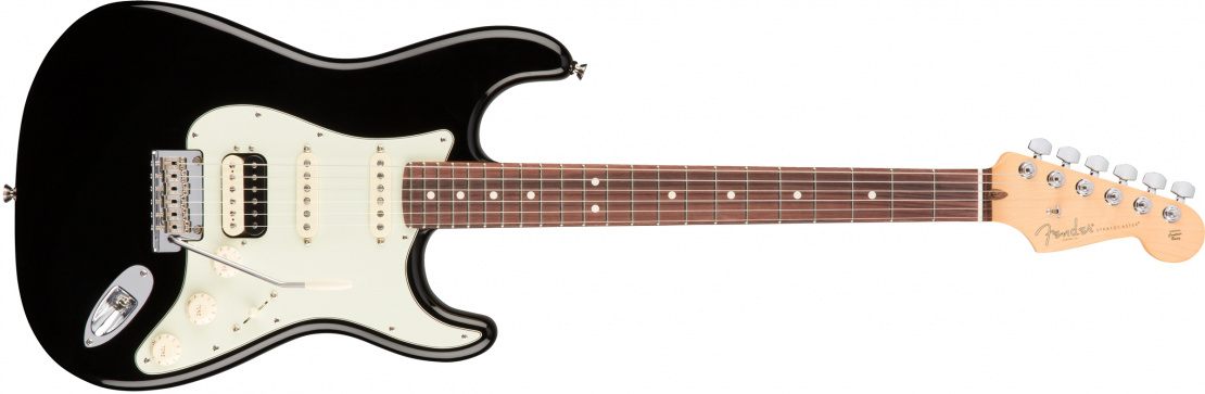 American Professional Stratocaster® HSS Shawbucker Black