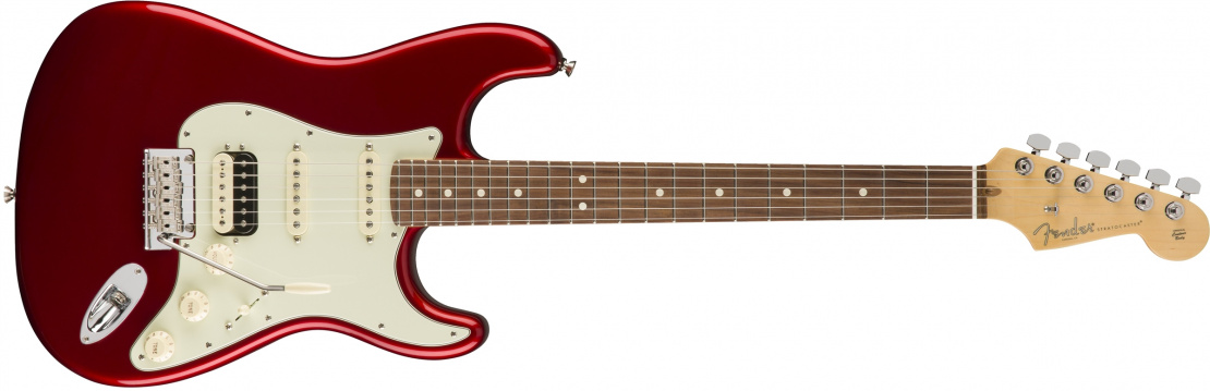 American Professional Stratocaster® HSS Shawbucker Candy Apple Red