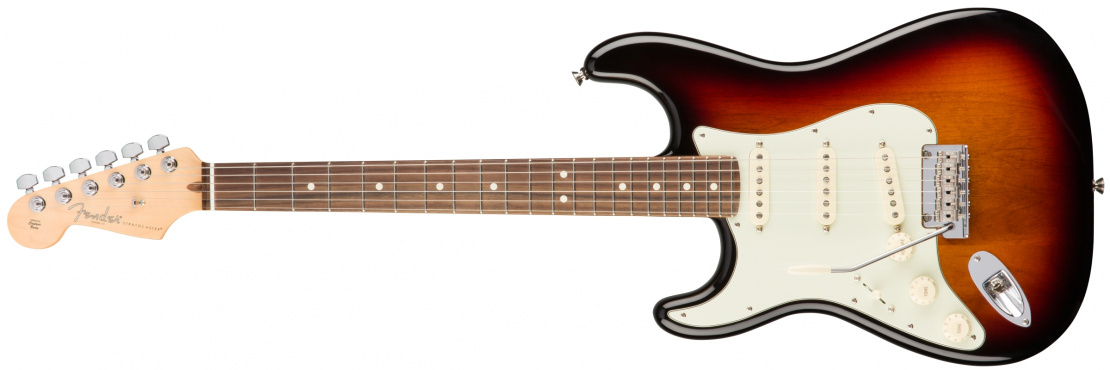 American Professional Stratocaster® Left-Hand 3-Color Sunburst