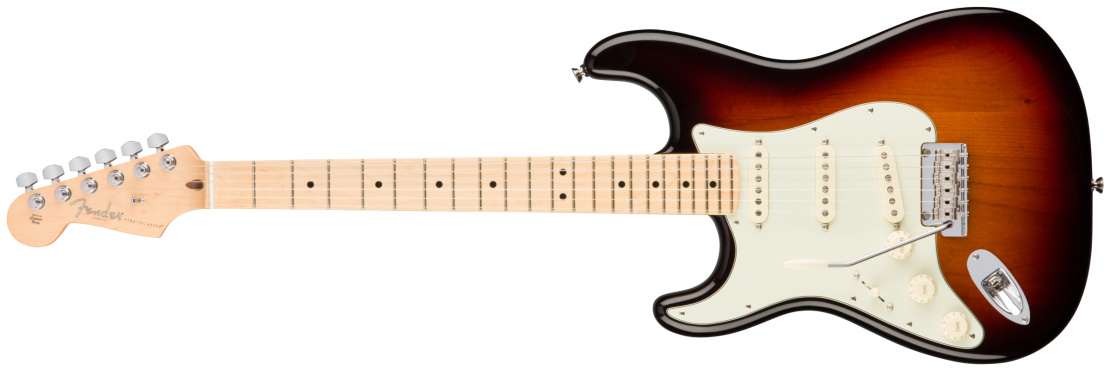 American Professional Stratocaster® Left-Hand 3-Color Sunburst