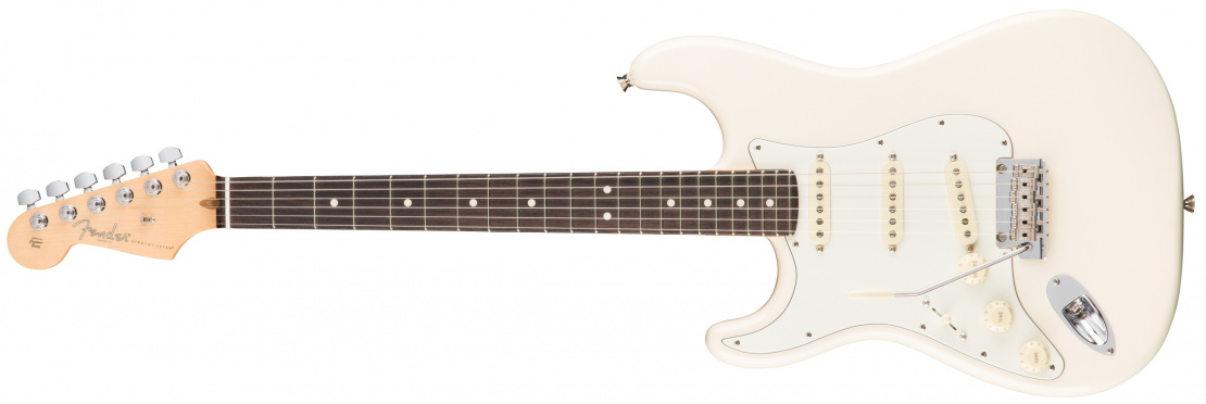 American Professional Stratocaster® Left-Hand Olympic White