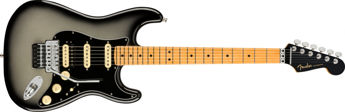American Ultra Luxe Stratocaster® Floyd Rose® HSS Silver Burst