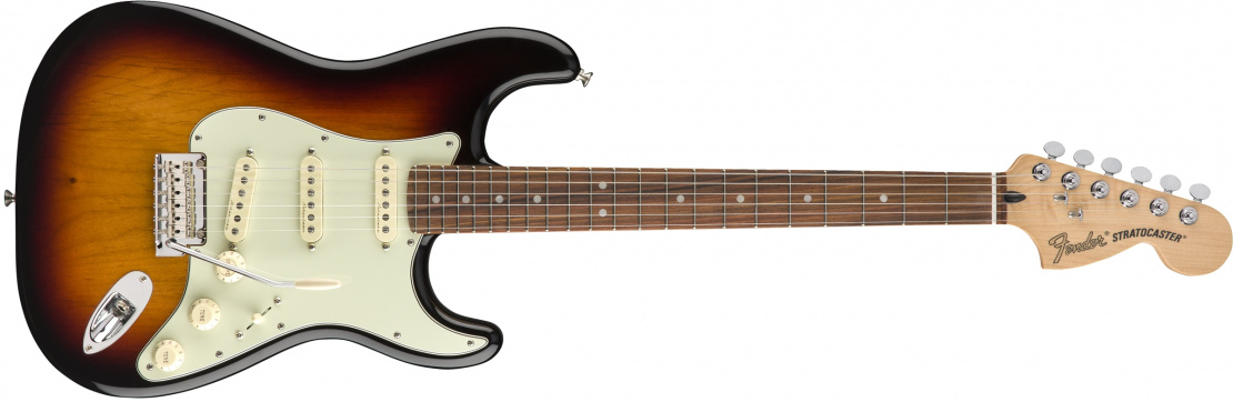 Deluxe Roadhouse™ Strat® 3-Color Sunburst