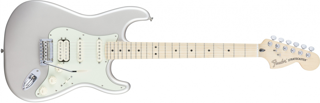 Deluxe Strat® HSS Blizzard Pearl
