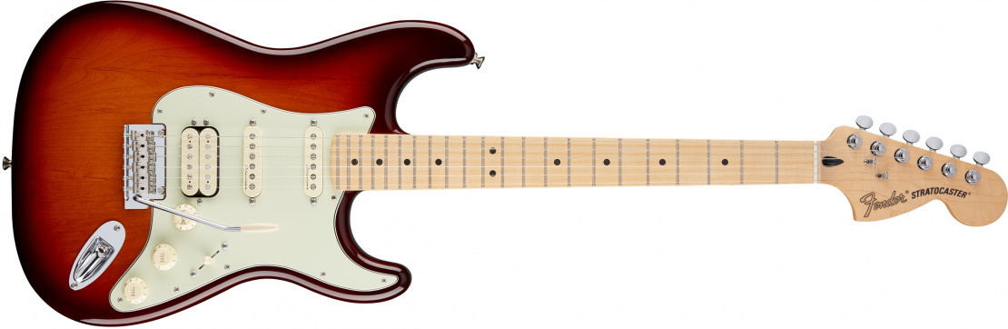 Deluxe Strat® HSS Tobacco Burst