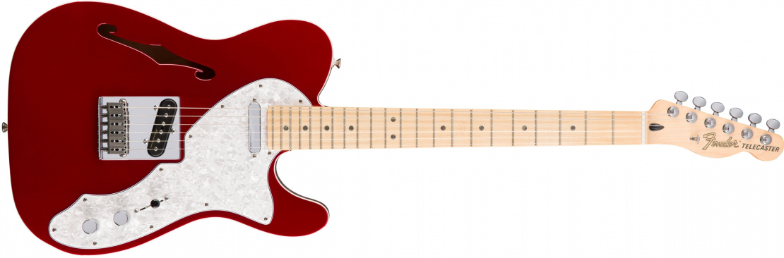 Deluxe Tele® Thinline Candy Apple Red