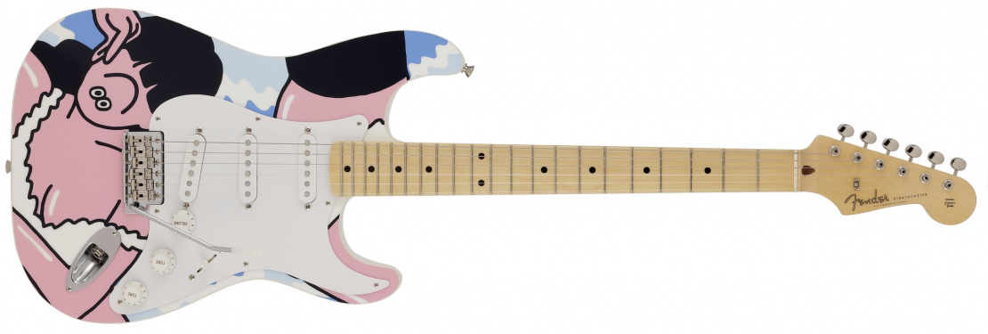 Made in Japan Art Gallery Collection Stratocaster® FACE White