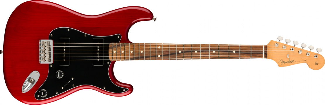Noventa Stratocaster® Crimson Red Transparent