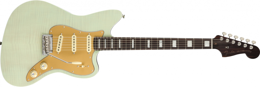 Parallel Universe Volume II Strat® Jazz Deluxe Transparent Faded Seafoam Green
