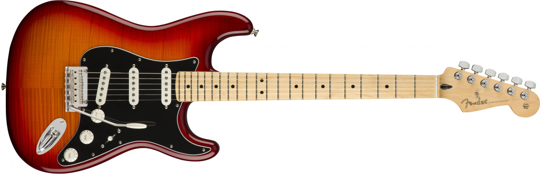 Player Stratocaster® Plus Top Aged Cherry Burst