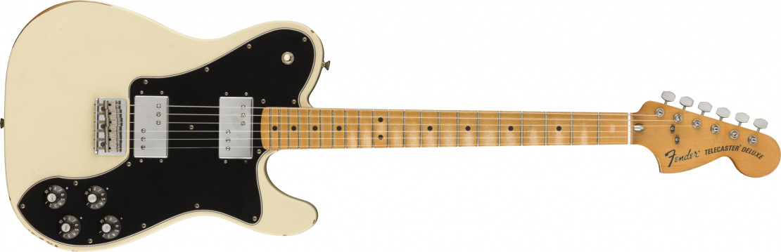 Vintera Road Worn® '70s Telecaster® Deluxe Olympic White