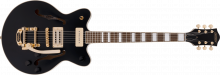 G2655TG-P90 Limited Edition Streamliner™ Center Block Jr. with Bigsby® and Gold Hardware Matte Black