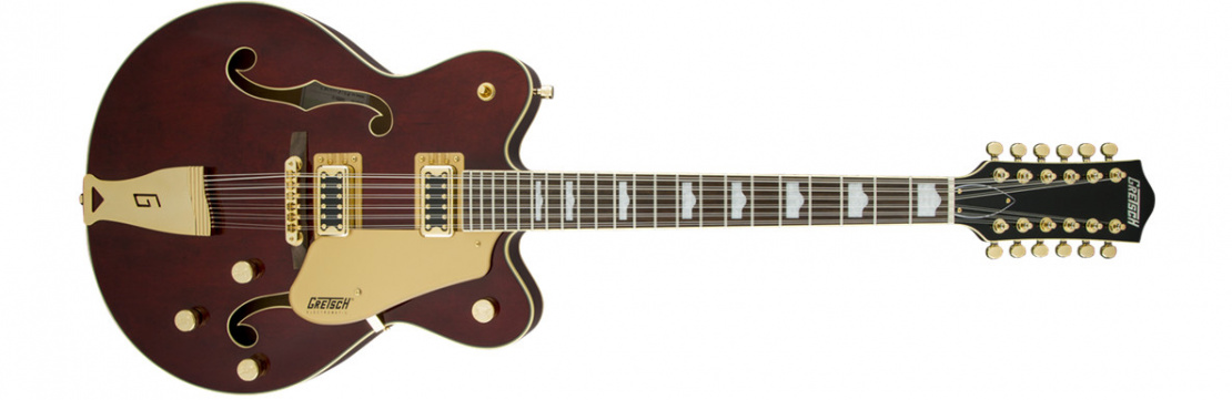 G5422G-12 Electromatic® Hollow Body Double-Cut 12-String with Gold Hardware Walnut Stain