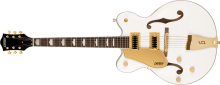 G5422GLH Electromatic® Classic Hollow Body Double-Cut with Gold Hardware, Left-Handed Snow Crest White