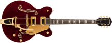G5422TG Electromatic® Classic Hollow Body Double-Cut with Bigsby® and Gold Hardware Walnut Stain