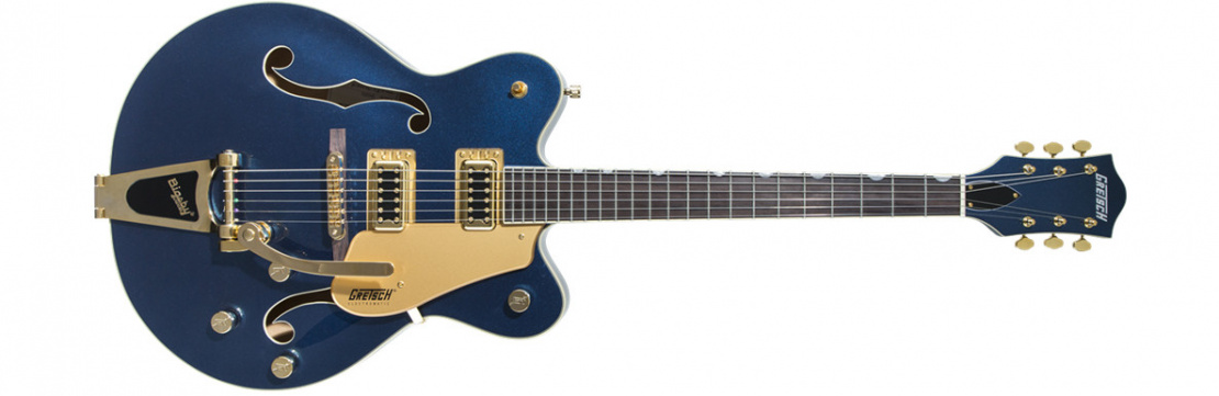 G5422TG Limited Edition Electromatic® Hollow Body Double-Cut with Bigsby® and Gold Hardware Midnight Sapphire