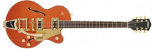 G5655TG Electromatic® Center Block Jr. Single-Cut with Bigsby® and Gold Hardware Orange