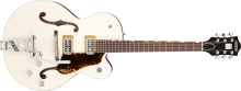 G6118T Players Edition Anniversary™ Hollow Body with String-Thru Bigsby® Two-Tone Vintage White/Walnut Stain