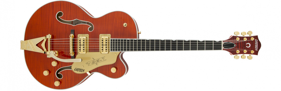 G6120TFM Players Edition Nashville® Hollow Body with String-Thru Bigsby® Orange Stain