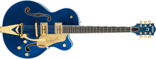 G6120TG Players Edition Nashville® Hollow Body with String-Thru Bigsby® and Gold Hardware Azure Metallic