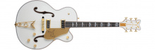 G6136CST Custom Shop White Falcon™ Hollow Body with Cadillac Tailpiece White Lacquer