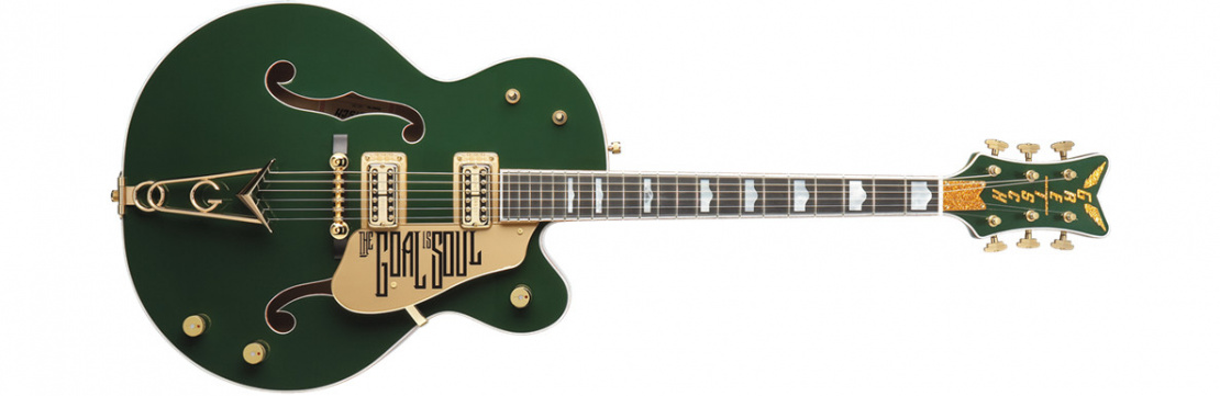 G6136I Bono Falcon™ Hollow Body with Cadillac Tailpiece Soul Green