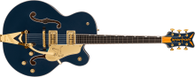 G6136TG Players Edition Falcon™ Hollow Body with String-Thru Bigsby® and Gold Hardware Midnight Sapphire