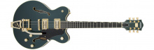 G6609TG Players Edition Broadkaster® Center Block Double-Cut with String-Thru Bigsby® and Gold Hardware Cadillac Green