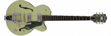 G6659T Players Edition Broadkaster® Jr. Center Block Single-Cut with String-Thru Bigsby® Smoke Green 2-Tone