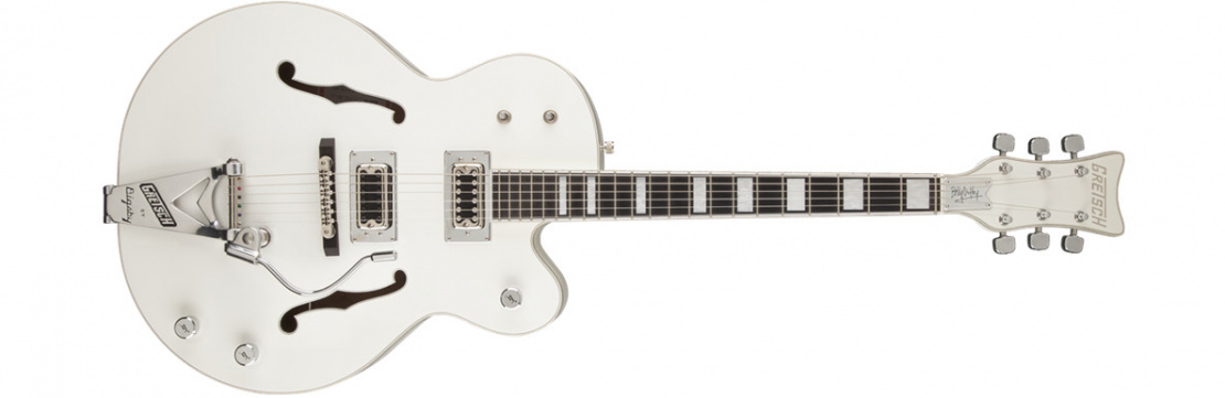 G7593T Billy Duffy Signature Falcon™ Hollow Body with Bigsby® White Lacquer