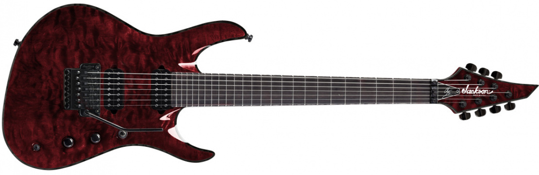 USA Signature Chris Broderick Soloist™ 7 Transparent Red