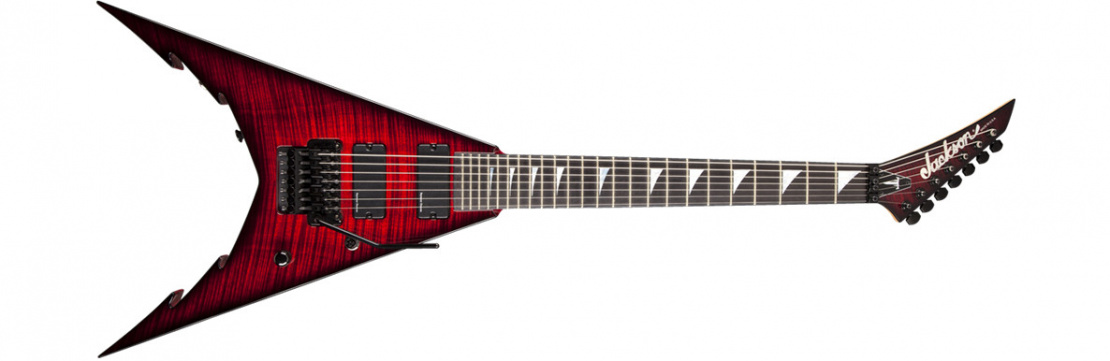 USA Signature Corey Beaulieu King V™ KV7 Transparent Red Burst