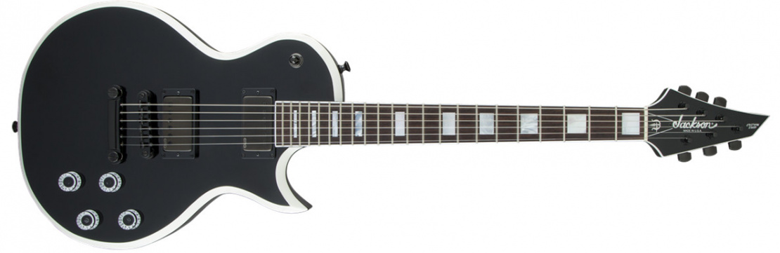 USA Signature Marty Friedman MF-1 Gloss Black with White Bevel