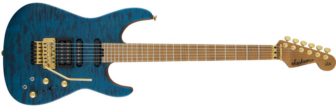 USA Signature Phil Collen PC1™ Satin Stain Satin Trans Blue