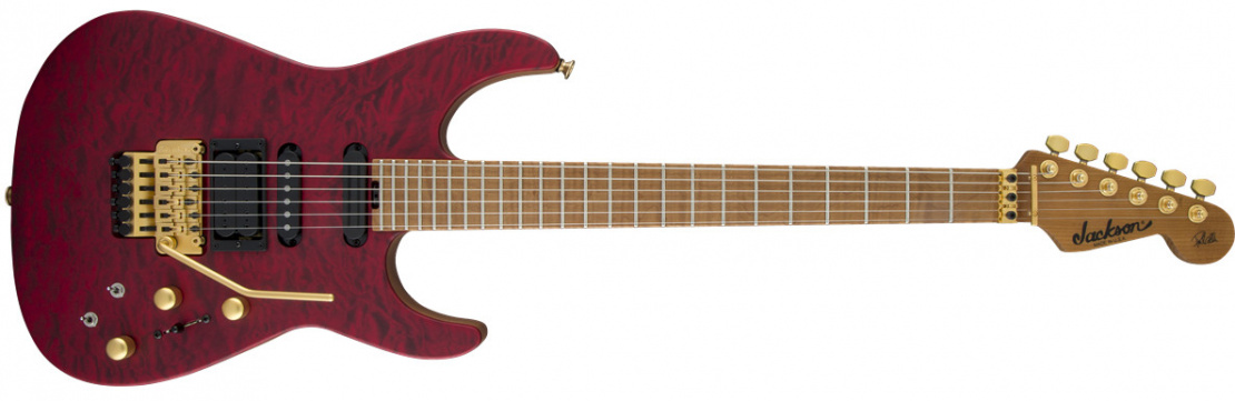 USA Signature Phil Collen PC1™ Satin Stain Satin Trans Red