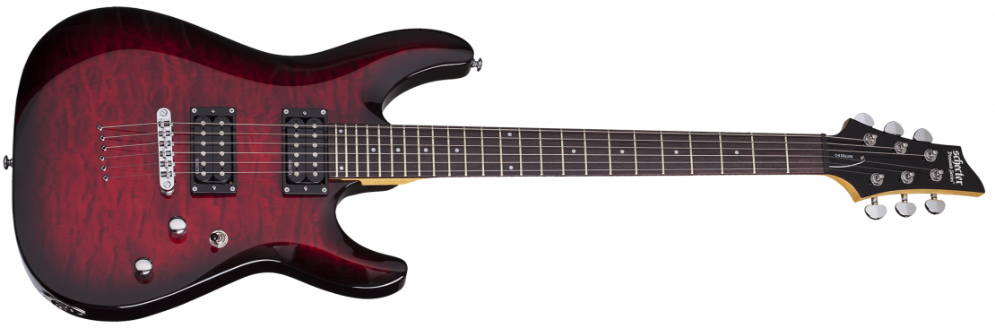 C-6 Plus See-Thru Cherry Burst (STCB)